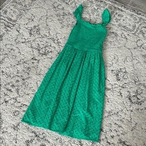 Charming Green women’s midi Dress—-Size: Small